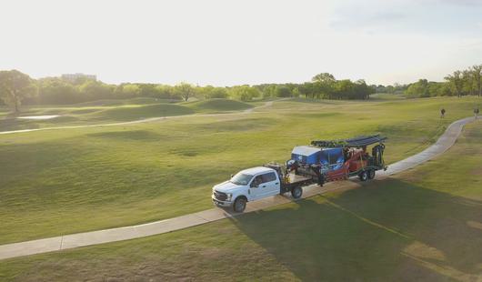 Golf Course dive scenery truck 2021 2
